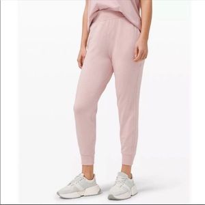 Lululemon LA Warm Down High-Rise Jogger Pink with Confetti
